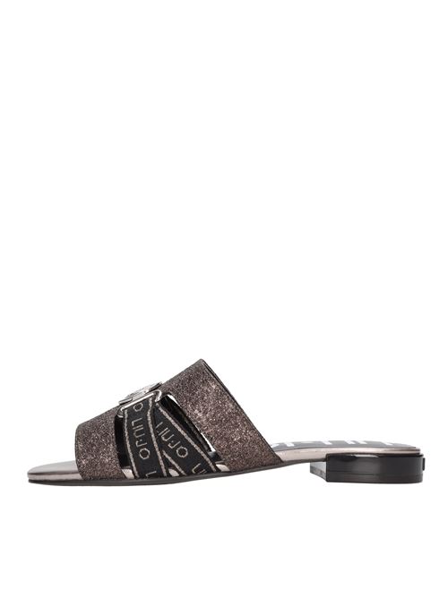 Mules in fabric and eco-leather LIU JO | SA3059 EX135ANTRACITE